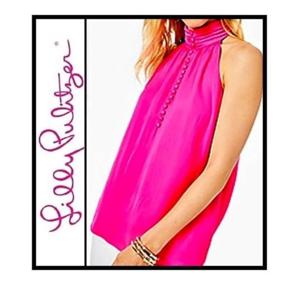 Lilly Pulitzer XL PINK TANGO Kristine Top